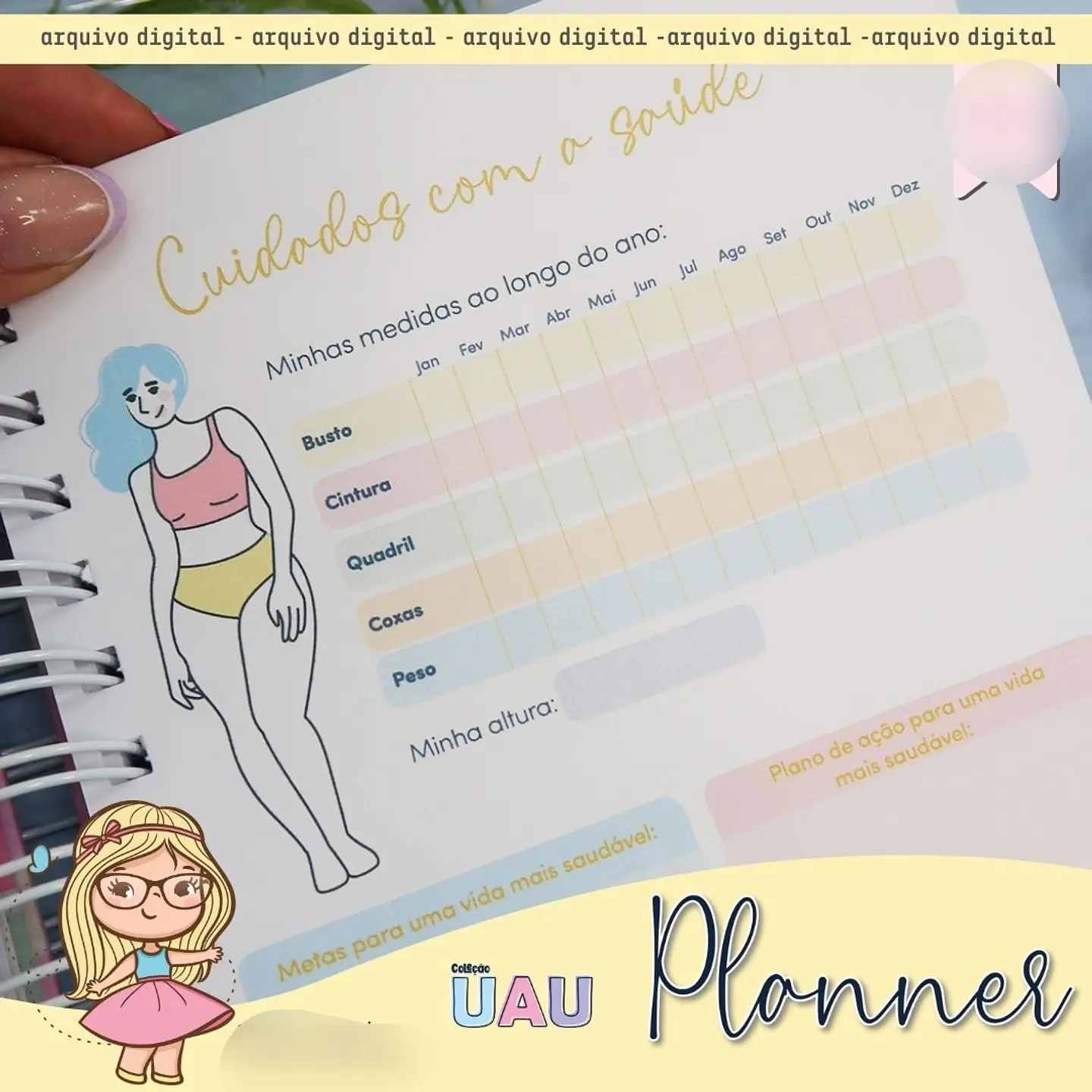 Arquivo Planners UAU 2025 - Mimos Personalizados 13
