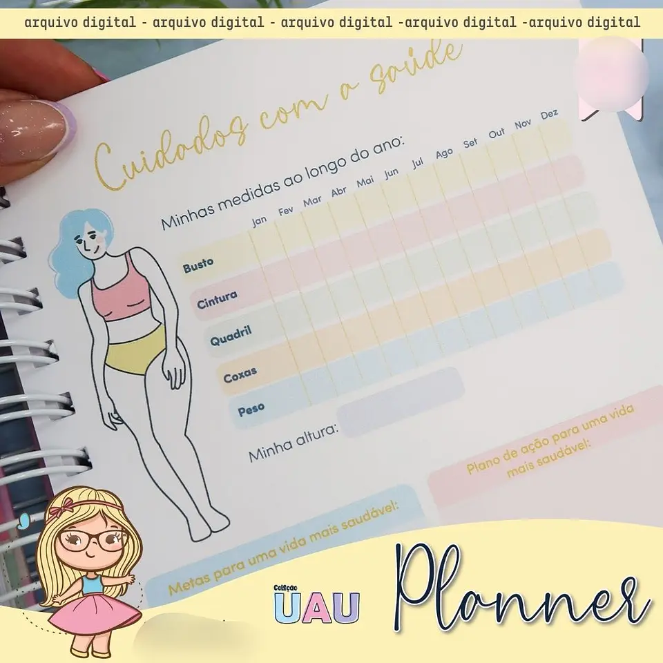 Arquivo Planners UAU 2025 - Mimos Personalizados 13