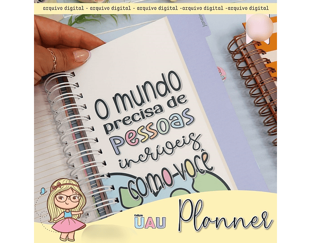 Arquivo Planners UAU 2025 - Mimos Personalizados