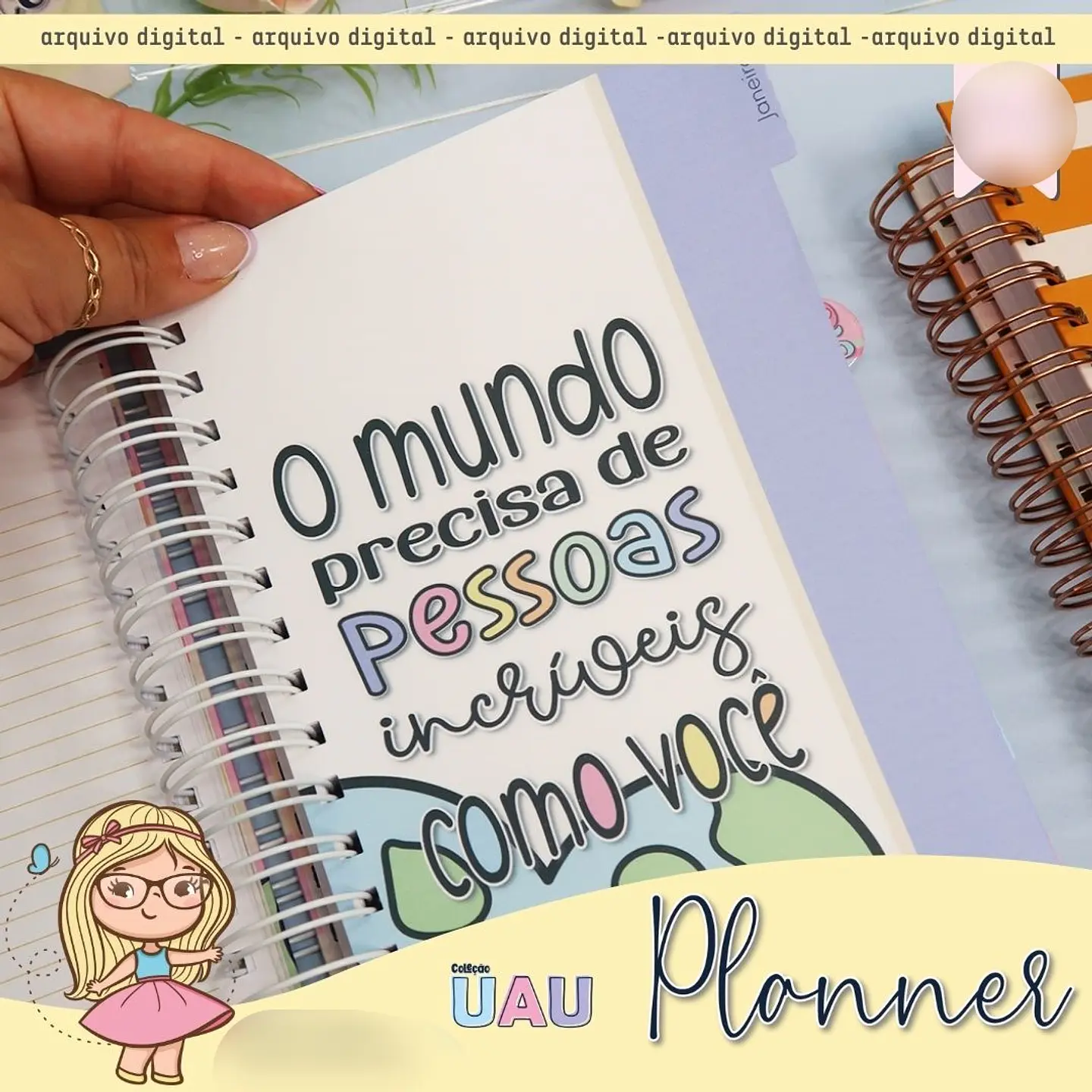 Arquivo Planners UAU 2025 - Mimos Personalizados 15