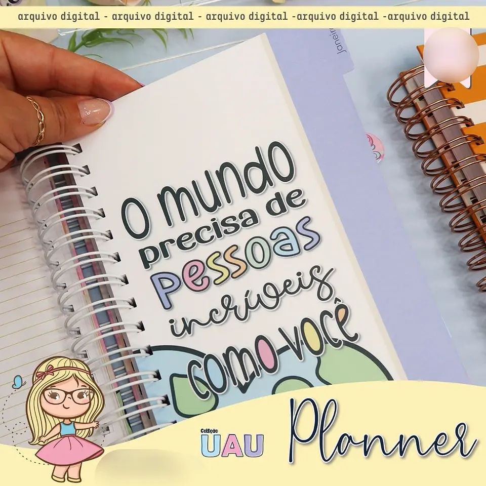 Arquivo Planners UAU 2025 - Mimos Personalizados 15