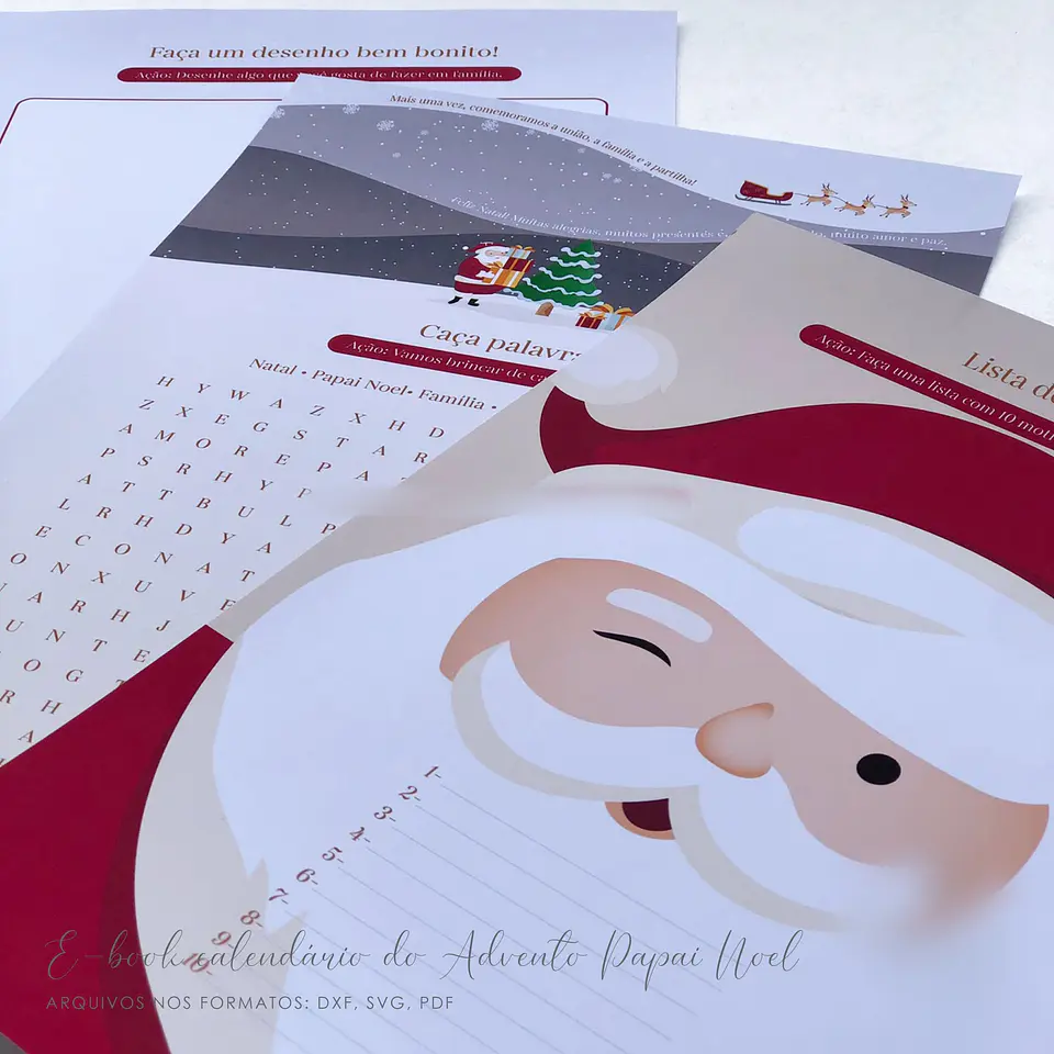 Arquivo Natal Calendário do Advento Papai Noel - Danila Marques 3