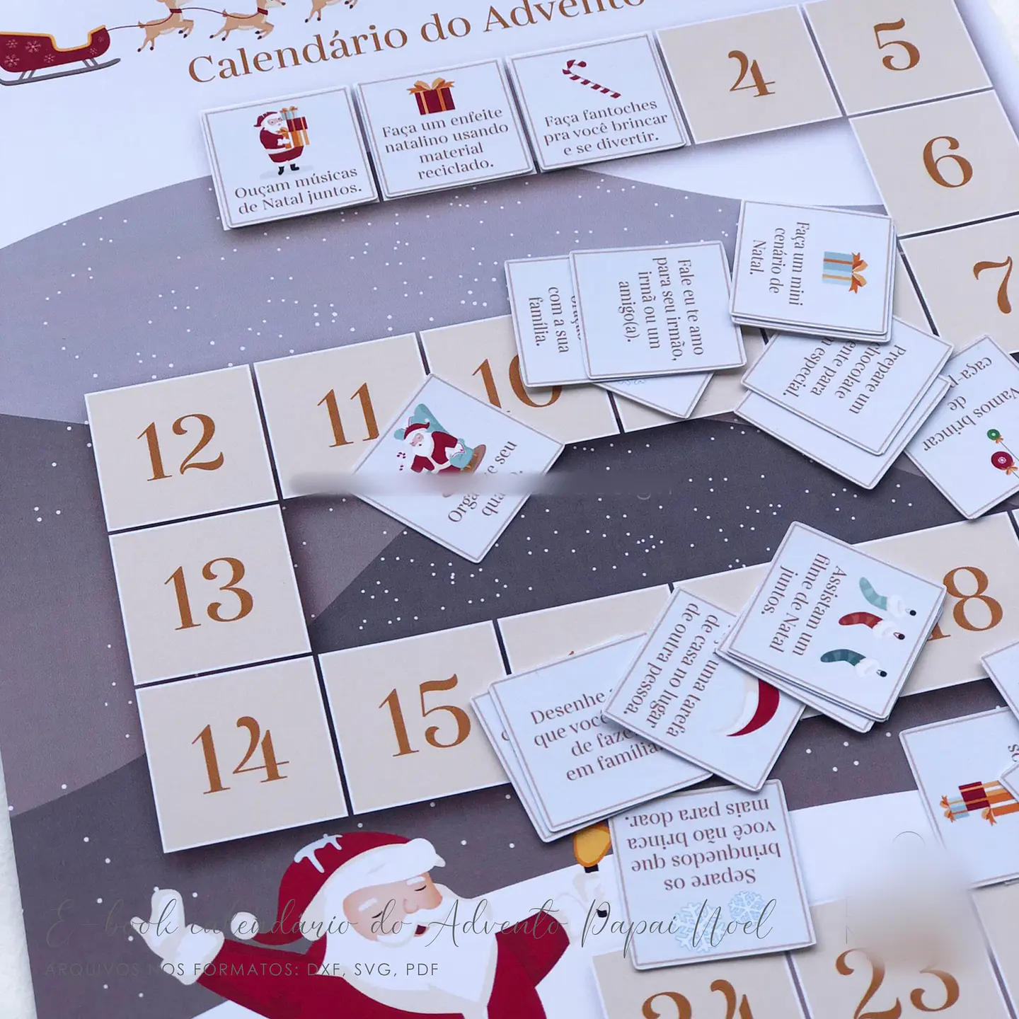 Arquivo Natal Calendário do Advento Papai Noel - Danila Marques 4