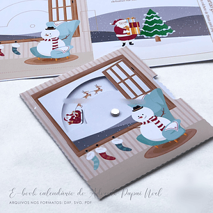 Arquivo Natal Calendário do Advento Papai Noel - Danila Marques