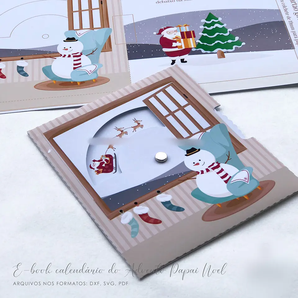 Arquivo Natal Calendário do Advento Papai Noel - Danila Marques 2