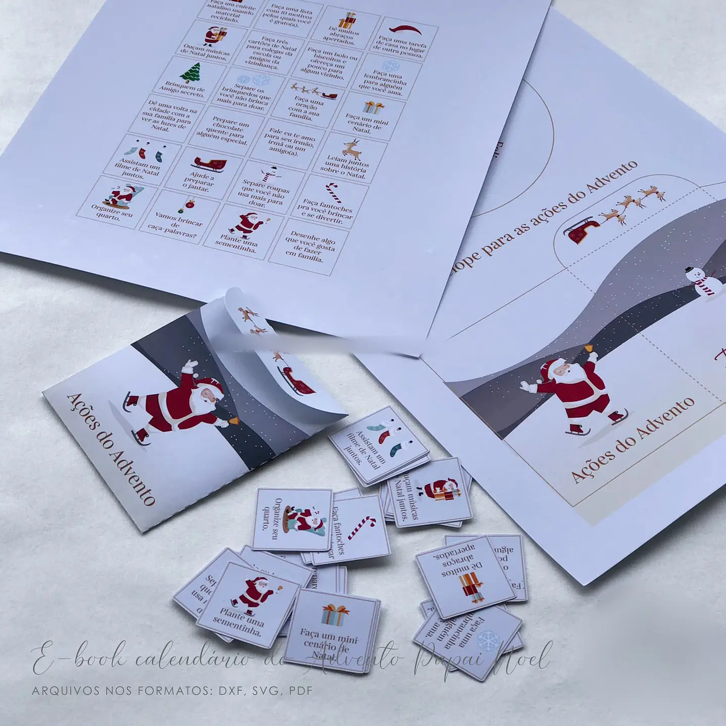 Arquivo Natal Calendário do Advento Papai Noel - Danila Marques 5