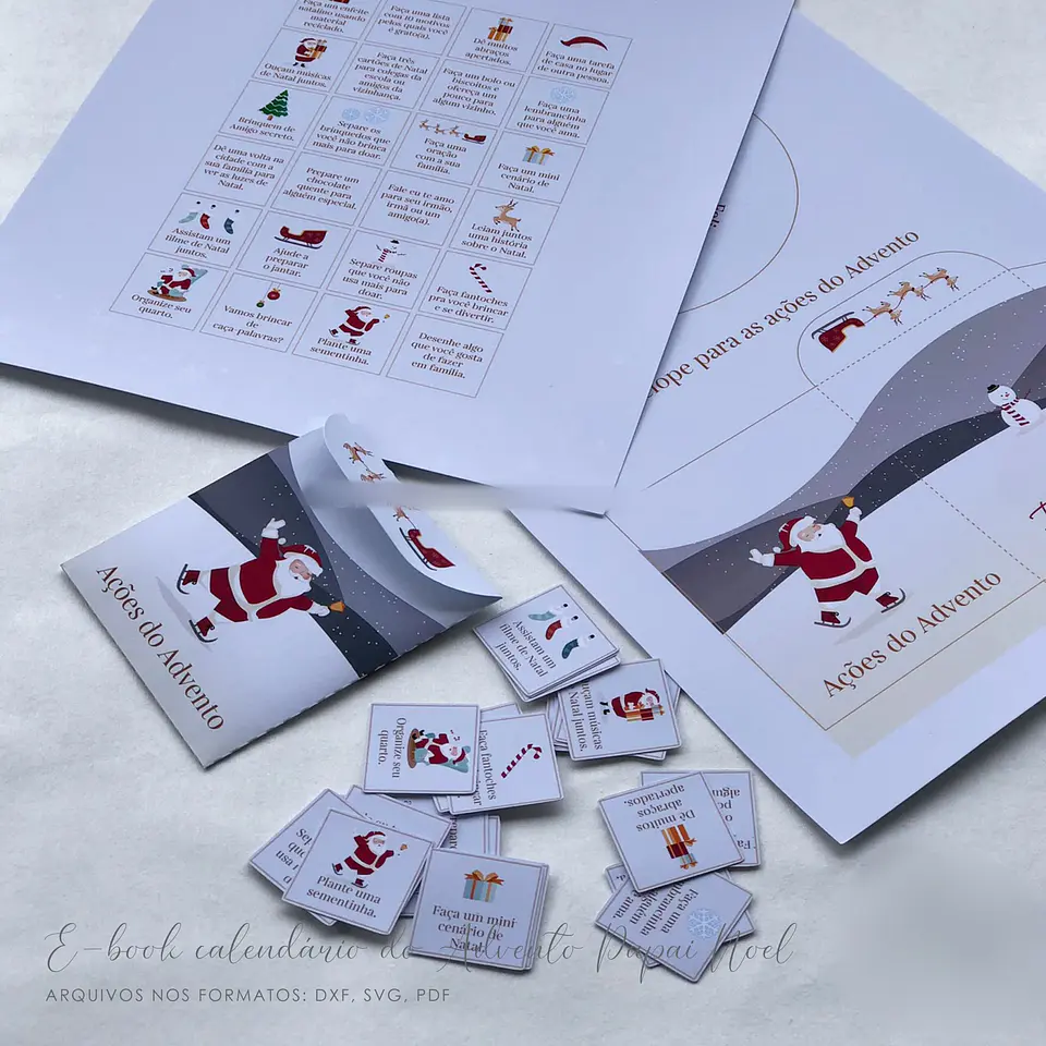 Arquivo Natal Calendário do Advento Papai Noel - Danila Marques 5