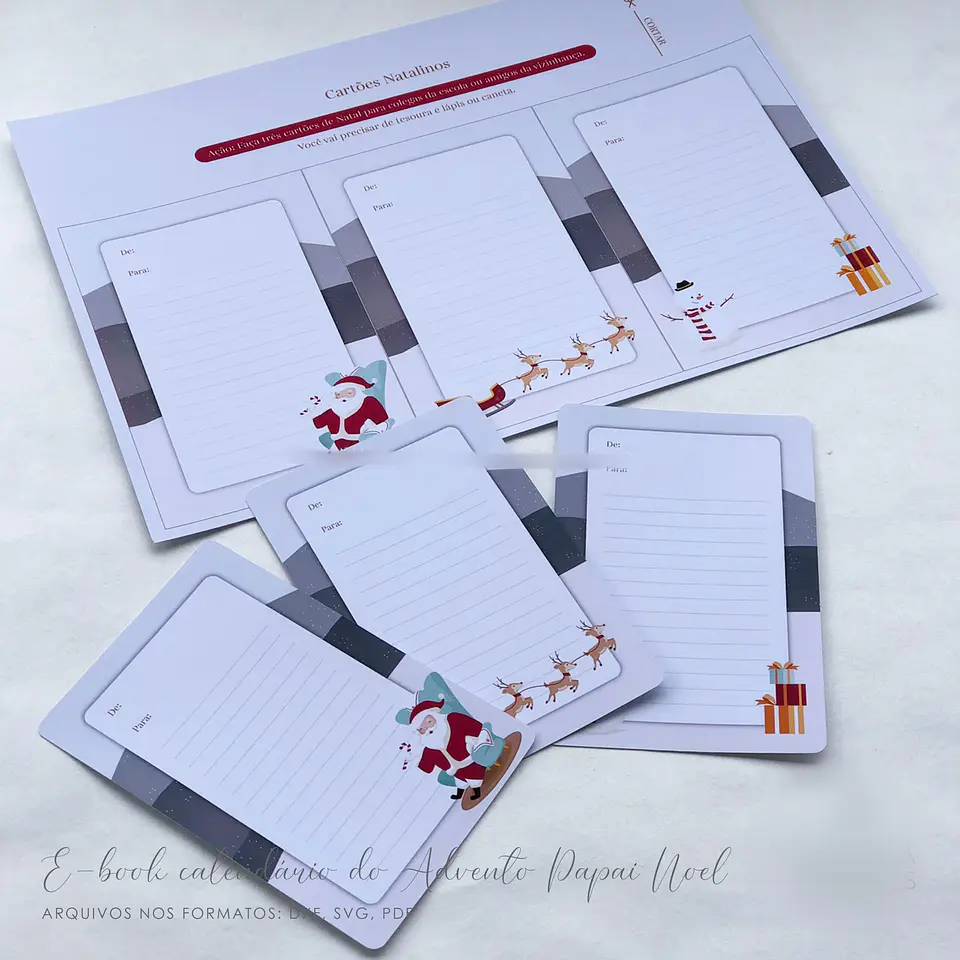 Arquivo Natal Calendário do Advento Papai Noel - Danila Marques 6