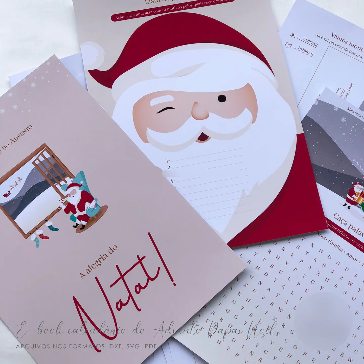 Arquivo Natal Calendário do Advento Papai Noel - Danila Marques 1
