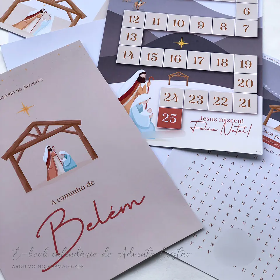 Arquivo Natal Cristão Calendário do Advento - Danila Marques 1