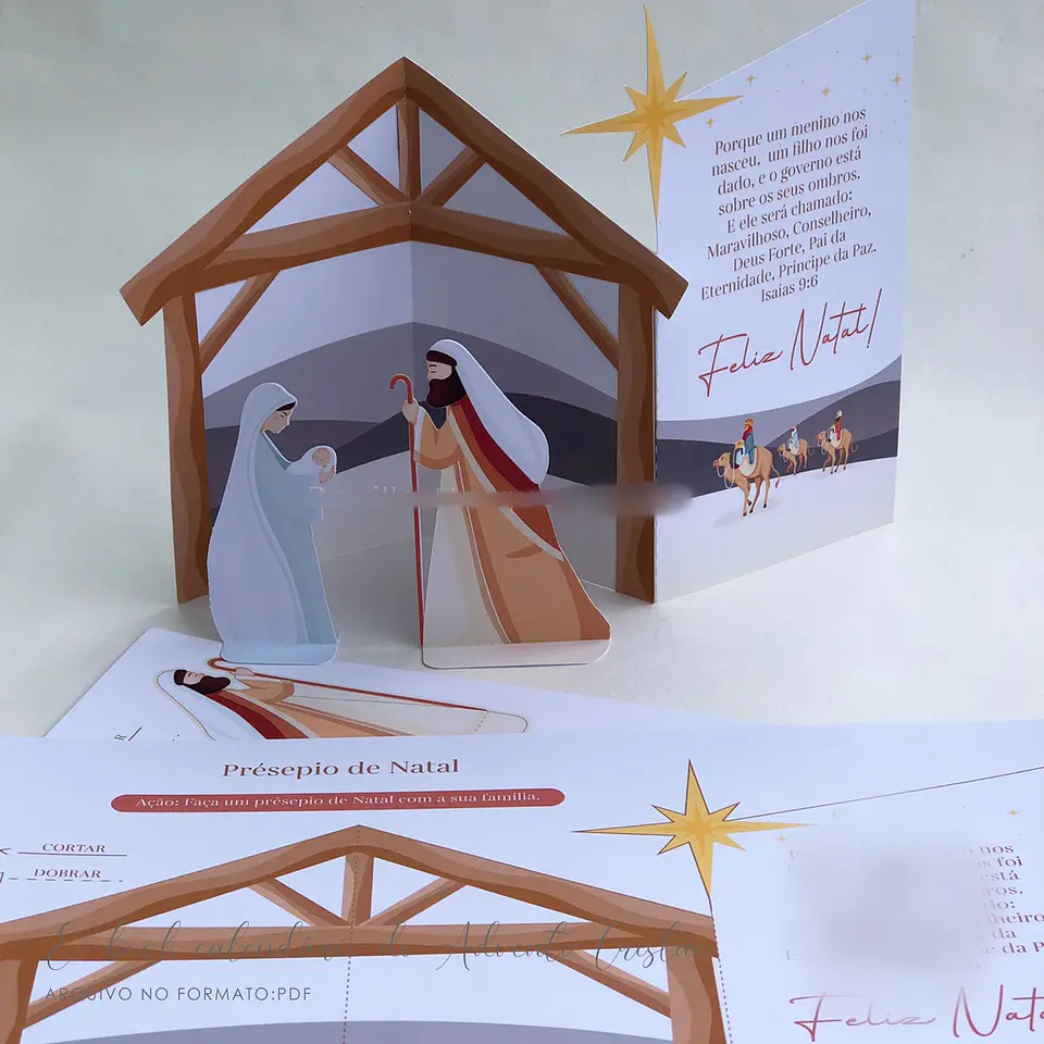 Arquivo Natal Cristão Calendário do Advento - Danila Marques 3