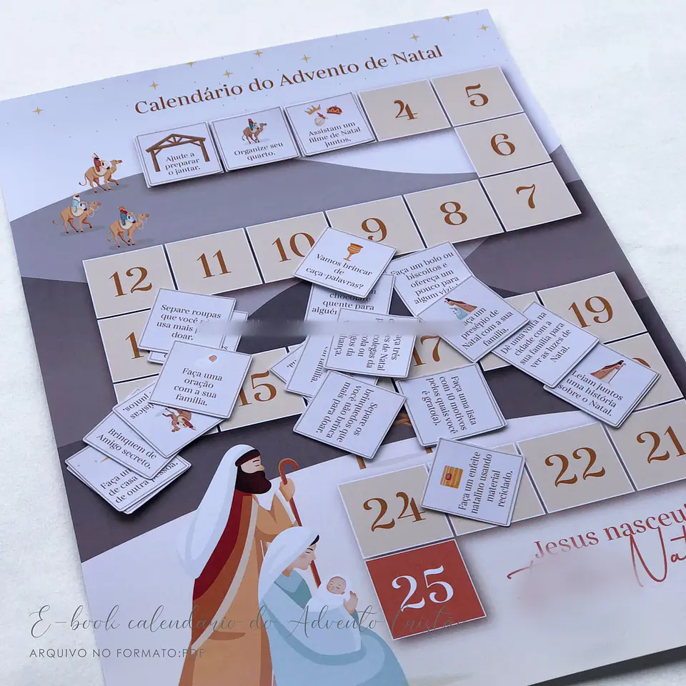 Arquivo Natal Cristão Calendário do Advento - Danila Marques 4