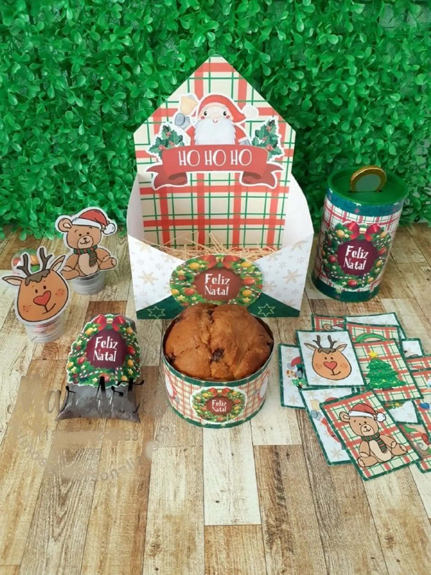 Arquivo de Corte Caixa Envelope Natal 1