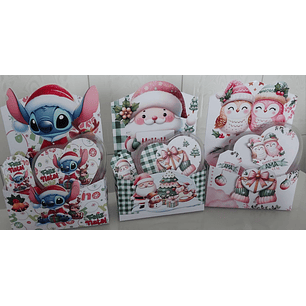 Arquivo Natal Caixa Envelope e Adersivo de Coração