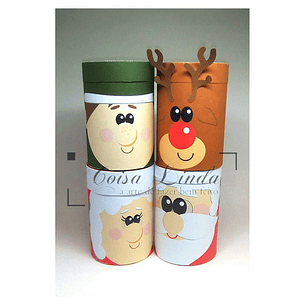 Arquivo de Corte Natal Combo Caixas Redonda