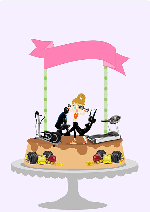 Arquivo de Corte Topo Academia