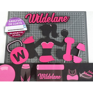 Arquivo de Corte Topo Academia Mulher