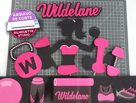 Arquivo de Corte Topo Academia Mulher