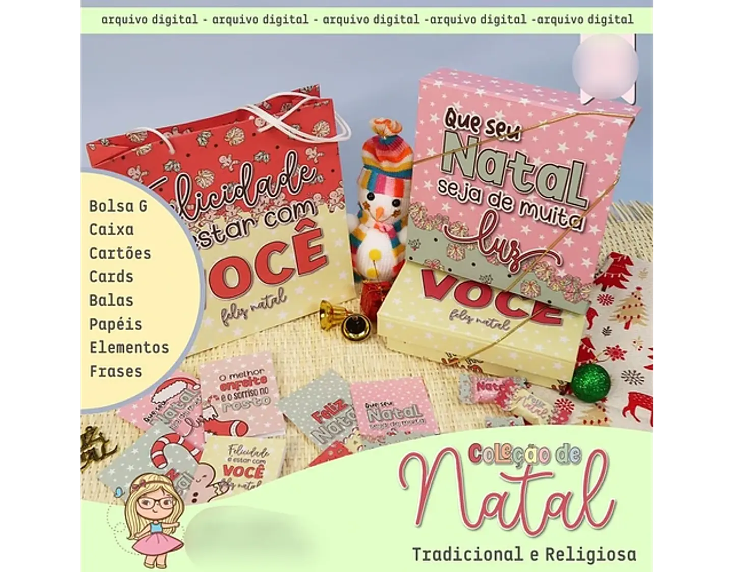 Arquivo Natal Tradicional e Religioso - Mimos Personalizados 1