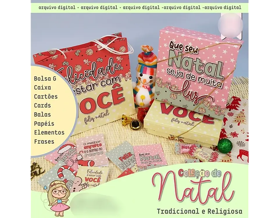 Arquivo Natal Tradicional e Religioso - Mimos Personalizados 1