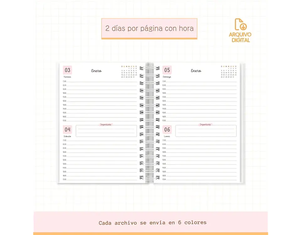 Arquivo Combo Planners 2025 EM ESPANHOL - SARA 2