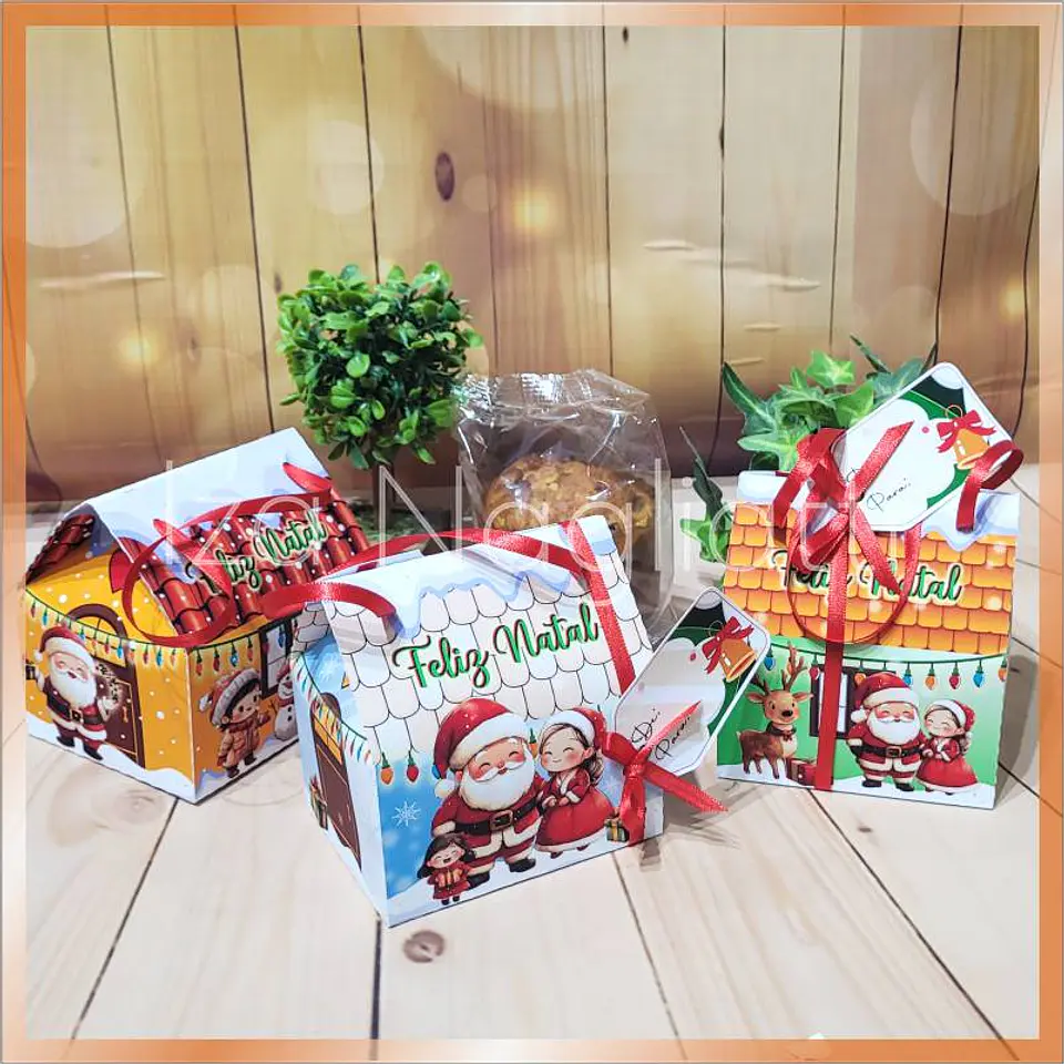 Arquivos Natal Casinha para Mini Panetone - Iza Nagliatti 1