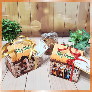 Arquivos Natal Cristão Casinha para Mini Panetone - Iza Nagliatti