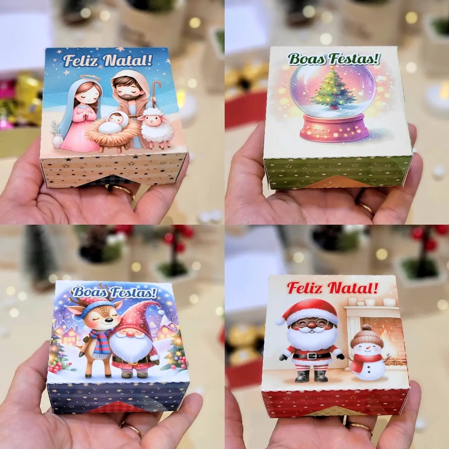 Arquivo Natal Caixa Quadrada Multiuso - Telma Contel 1