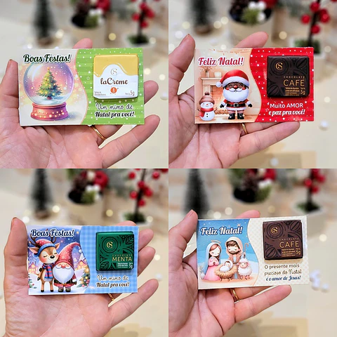 Arquivo Natal Card Cacau Show La Creme - Telma Contel