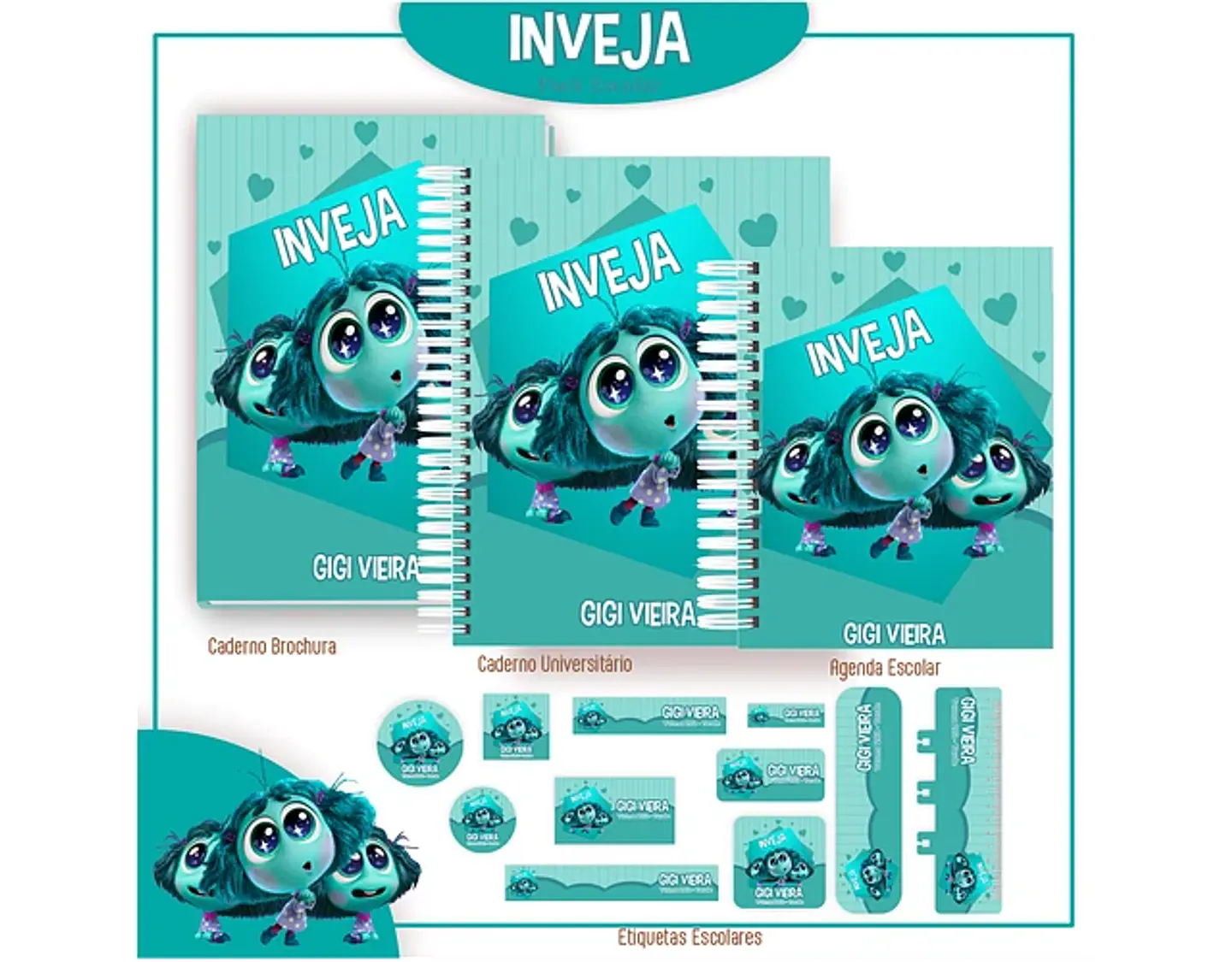 Arquivo encadernação Box Escolar Divertidamente 2025 2