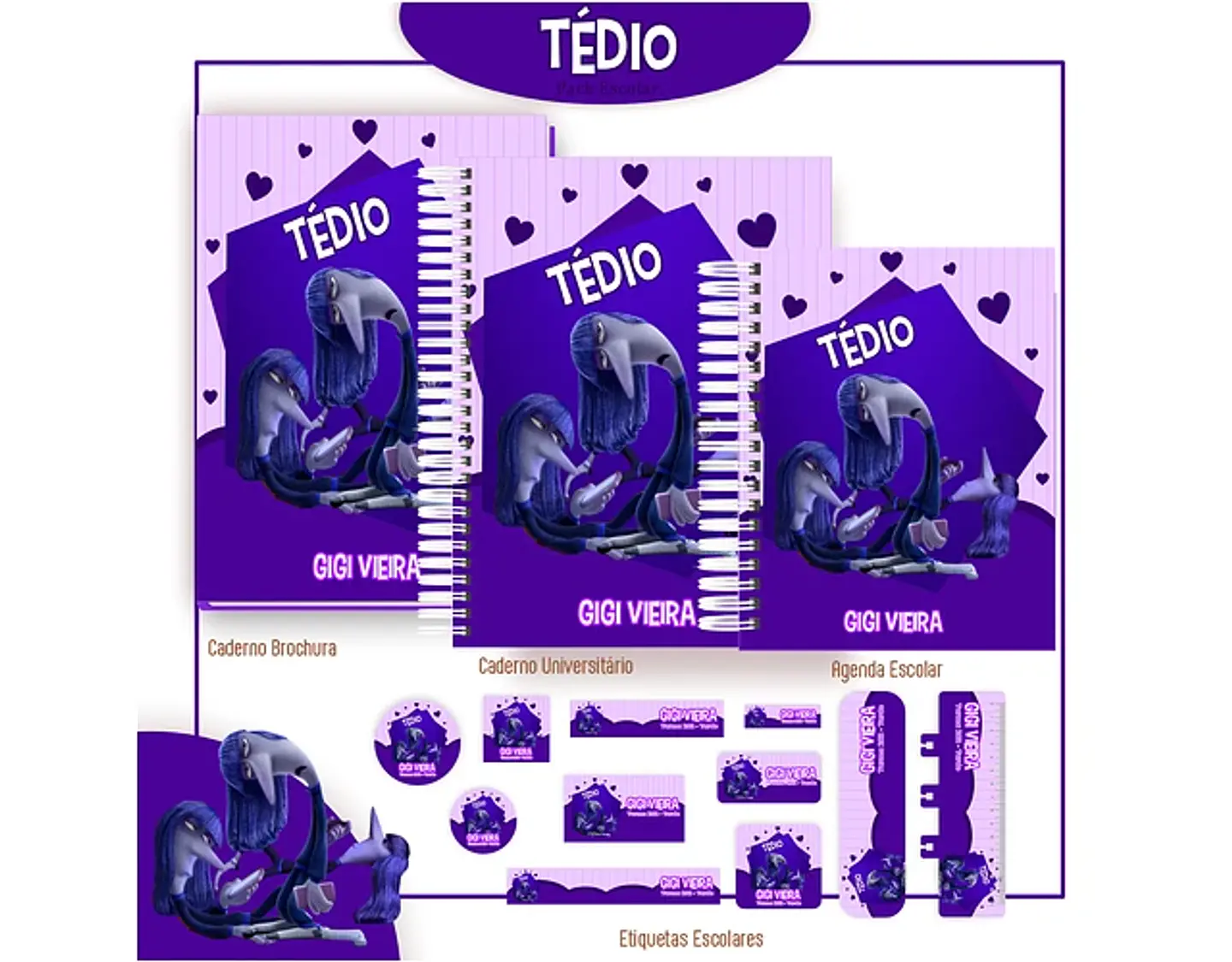 Arquivo encadernação Box Escolar Divertidamente 2025 4