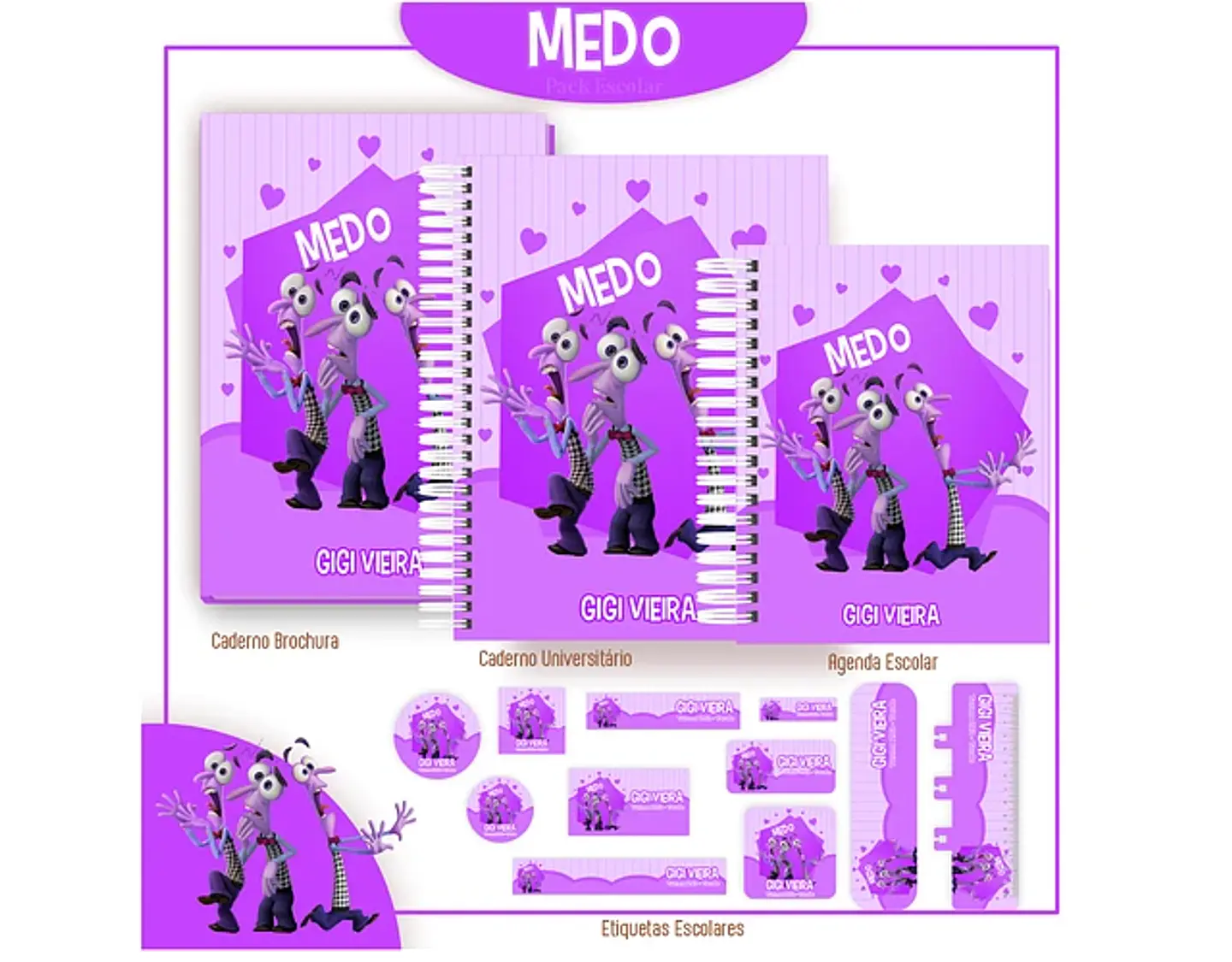 Arquivo encadernação Box Escolar Divertidamente 2025 6