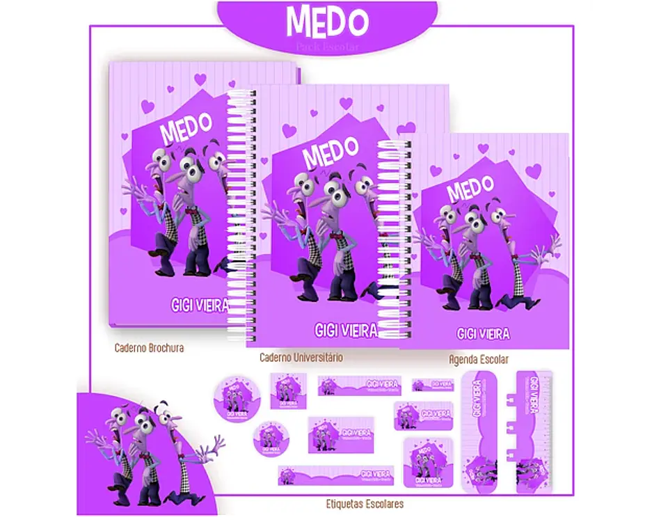 Arquivo encadernação Box Escolar Divertidamente 2025 6