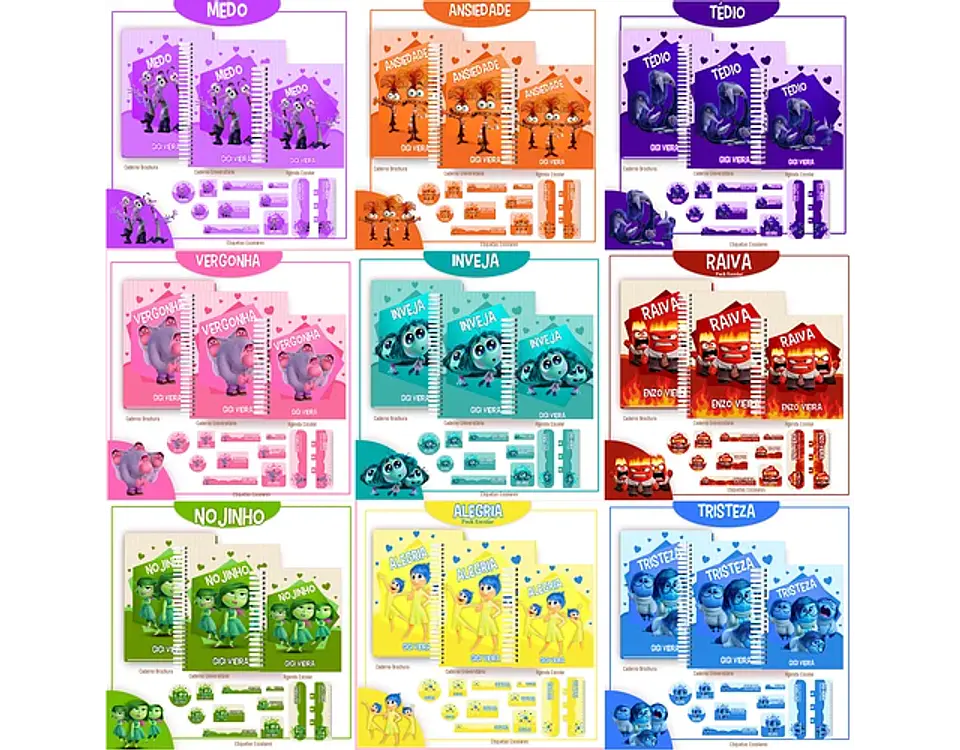 Arquivo encadernação Box Escolar Divertidamente 2025 1