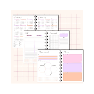 Arquivo Planners 2025 Coleção Meus Sonhos - BM ARQUIVOS