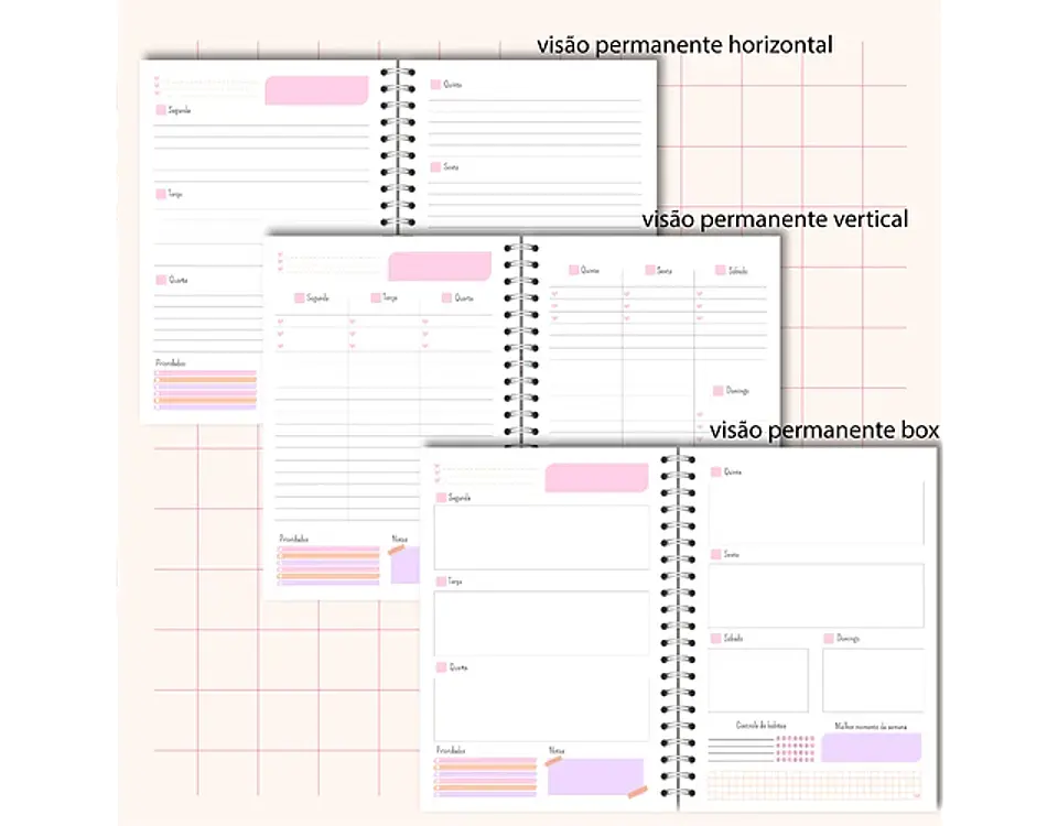 Arquivo Planners 2025 Coleção Meus Sonhos - BM ARQUIVOS 3