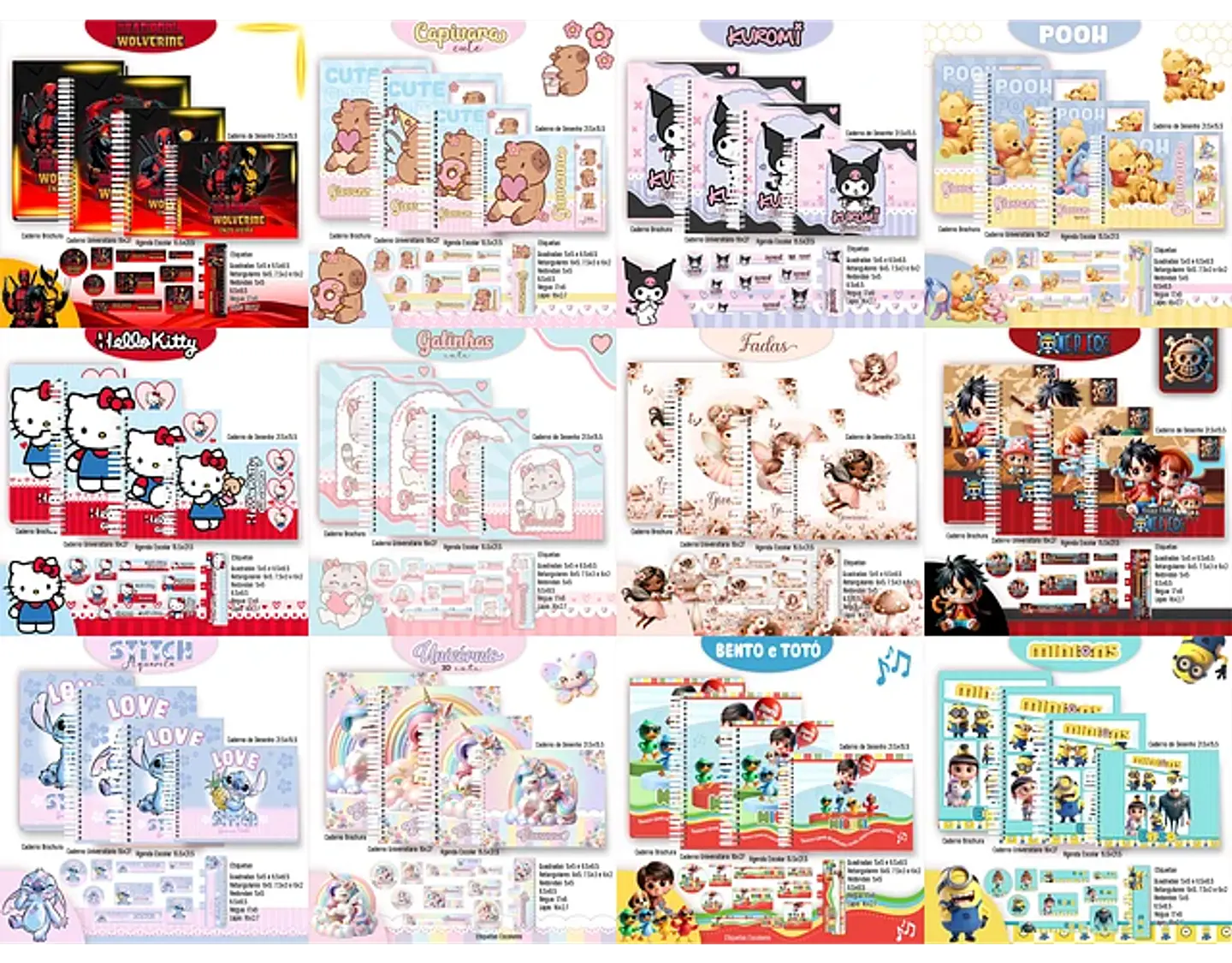 Arquivo encadernação PACK ESCOLAR 1.0 2