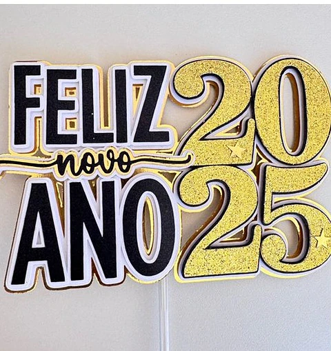 Arquivo Topo de Bolo Ano Novo 2025
