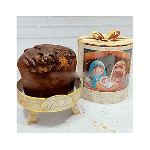 Arquivo Natal Cristão Caixa Redonda Para Panetone - KIF