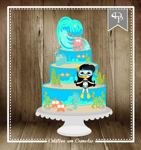 Arquivo de Corte Topo Fundo do Mar