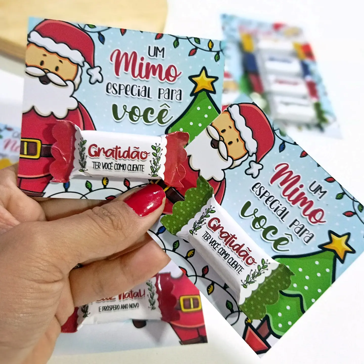 Arquivo de Corte Card e Balinhas Natal 2