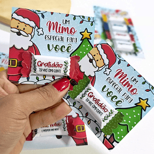Arquivo de Corte Card e Balinhas Natal