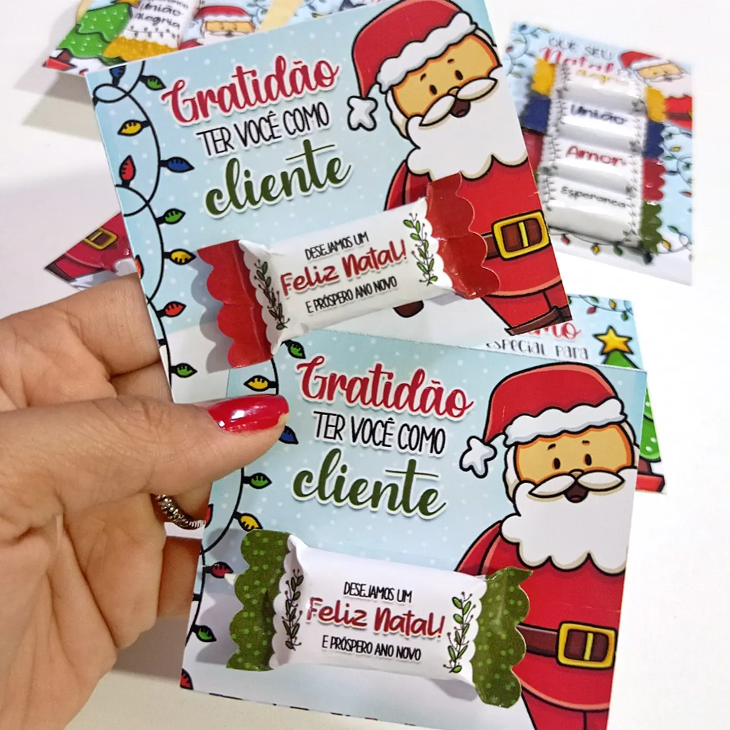 Arquivo de Corte Card e Balinhas Natal 4