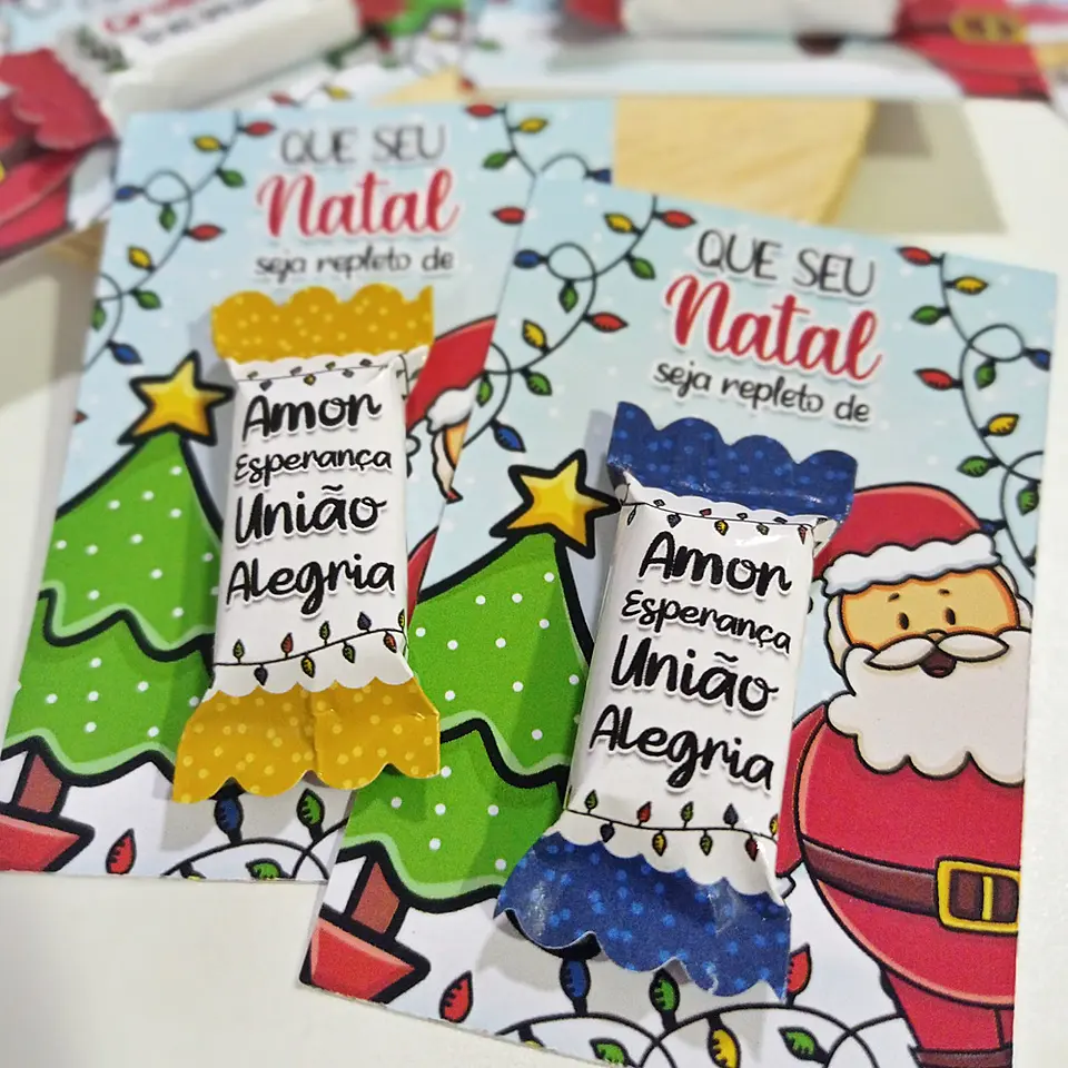 Arquivo de Corte Card e Balinhas Natal 9