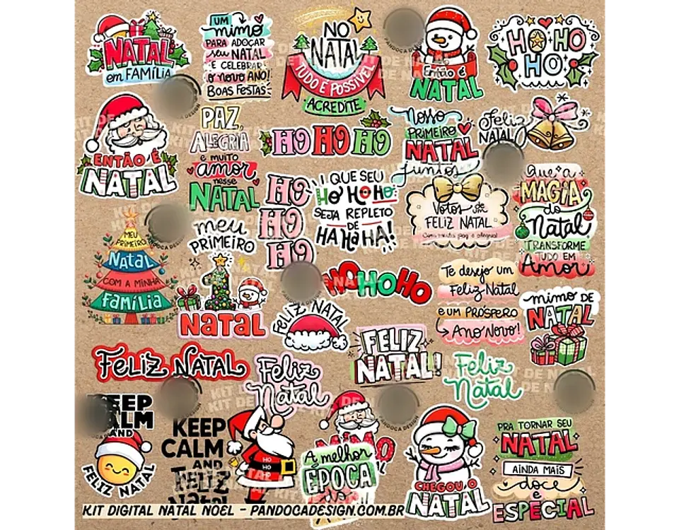 Arquivo Natal Kit Completo - PANDOCA 2