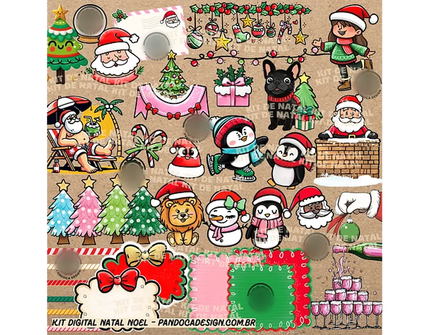 Arquivo Natal Kit Completo - PANDOCA 21