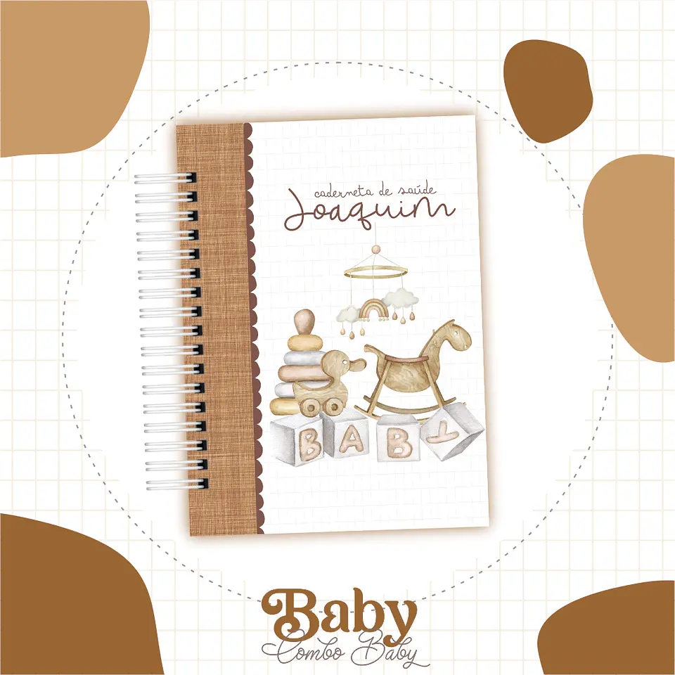 Arquivo Kit Encadernação Baby Menino - Luma 1