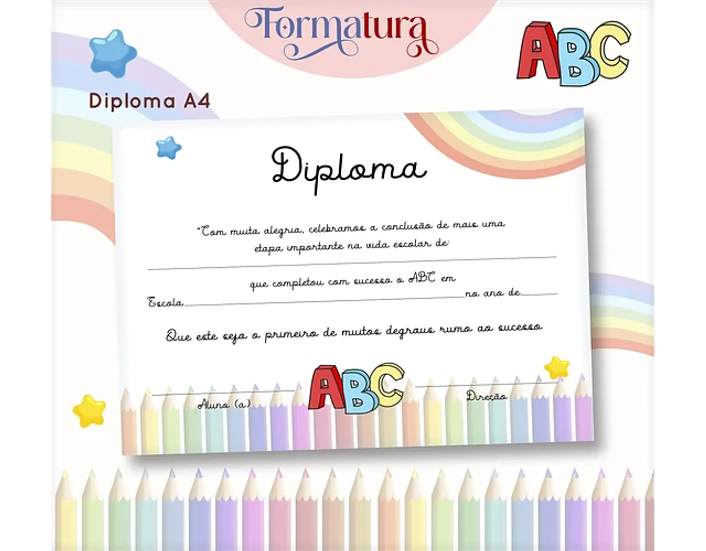 Arquivo Combo Formatura ABC Combo Encadernação - Lina 5