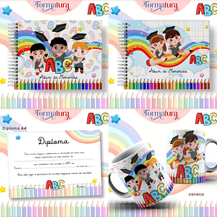 Arquivo Combo Formatura ABC Combo Encadernação - Lina