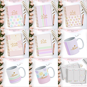 Arquivo Pack Agendamentos Feminino 2025 - Lina
